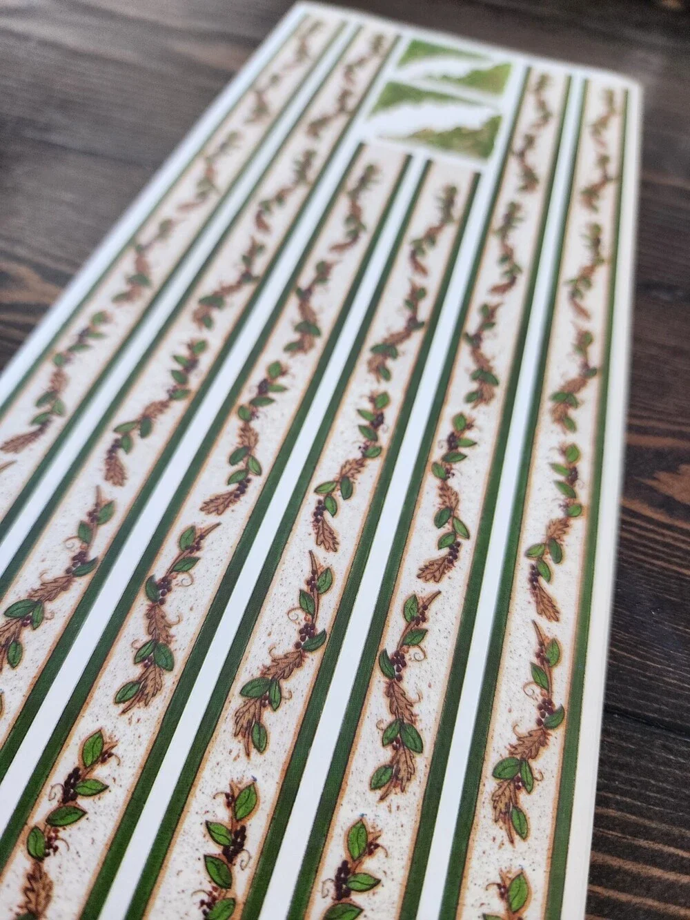 COLORBOK Sticker Border Oak Leaf Embellishments Scrapbooking Vintage Retired #21
